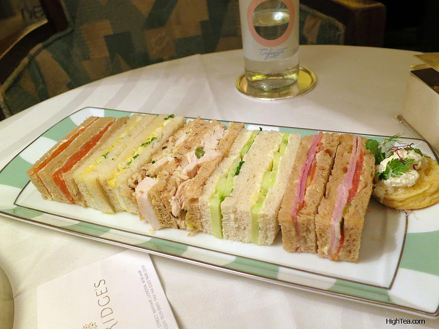 Finger sandwiches at Claridges Afternoon Tea in London Mayfair