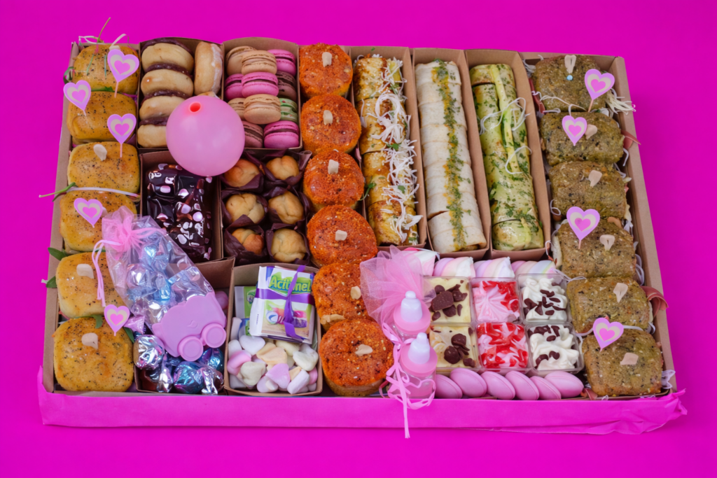 babyshower high tea box rroze